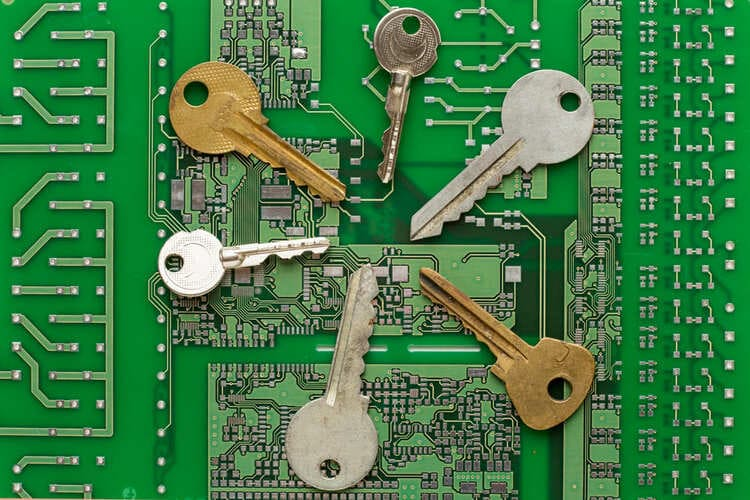 Flat lay of collection of keys