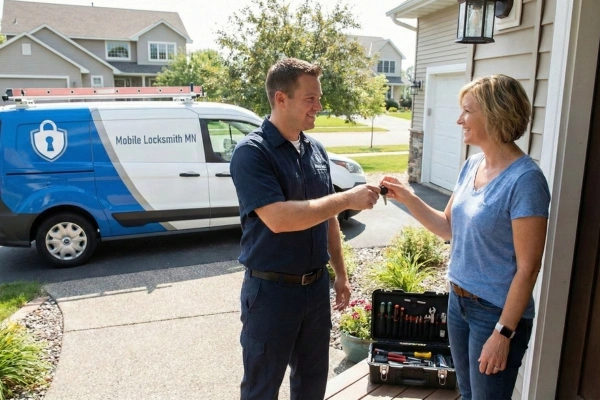 Residential locksmith service.