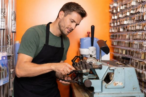 Locksmith rekeying lock with specialized tools